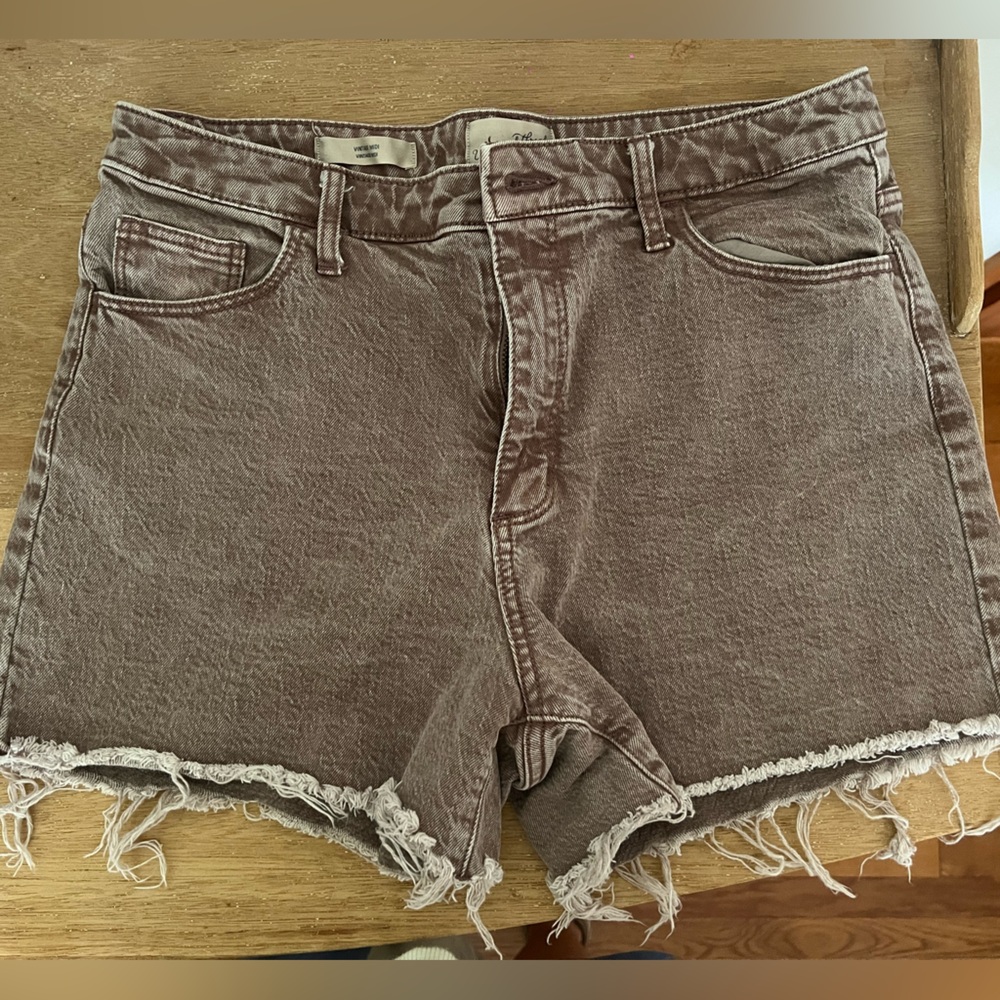 Target purple jean shorts